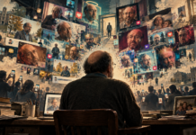 El hombre de los sueños (Dream Scenario) o la memeficación de la vida Ilustración sobre la memeficación de la vida inspirada en El hombre de los sueños